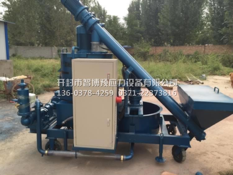 中鐵三局江寧制梁場使用我公司智能壓漿設備